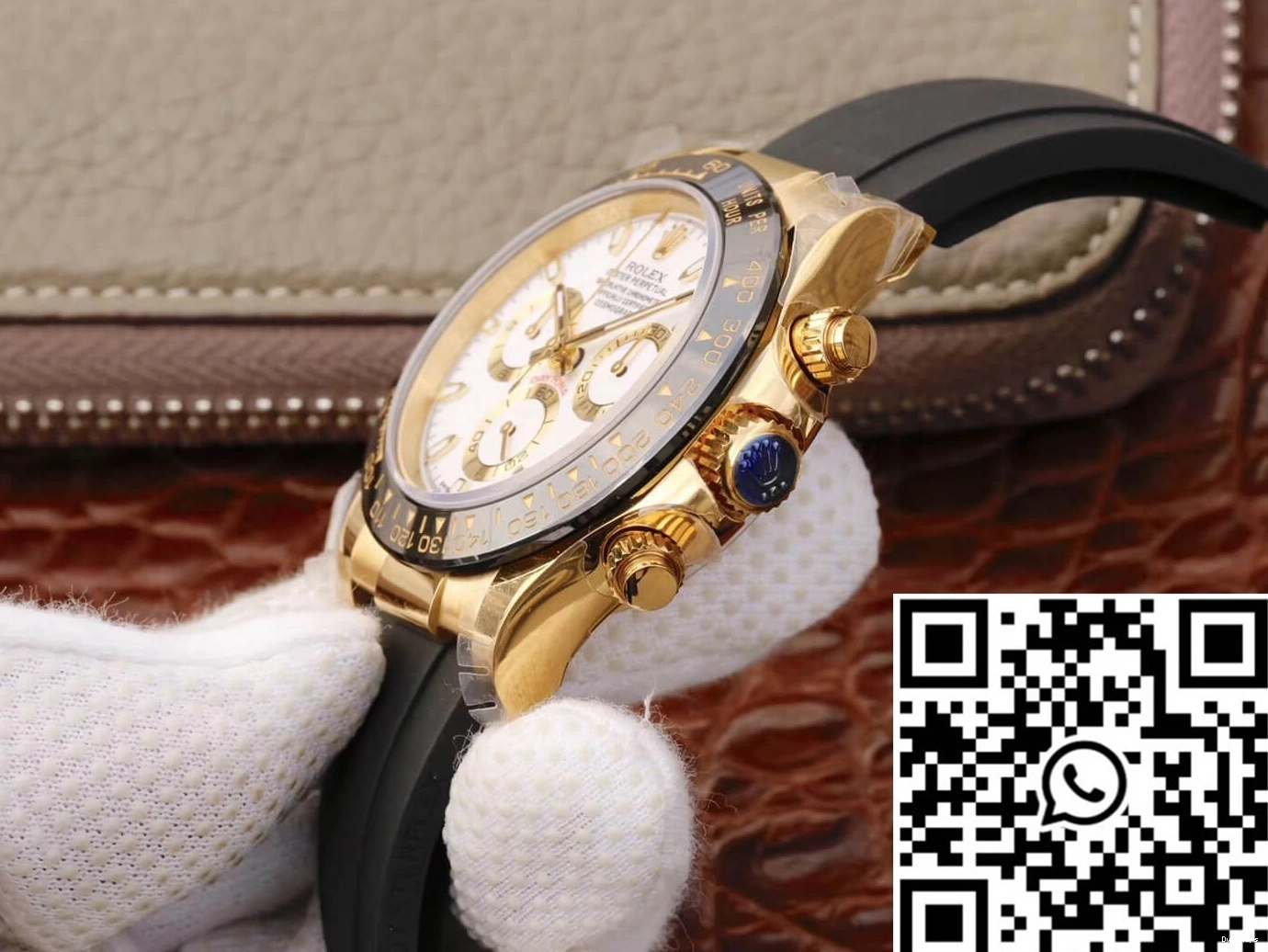 JH Daytona White Dial Rolex M116518ln-0041 Cosmograph Factory 1114